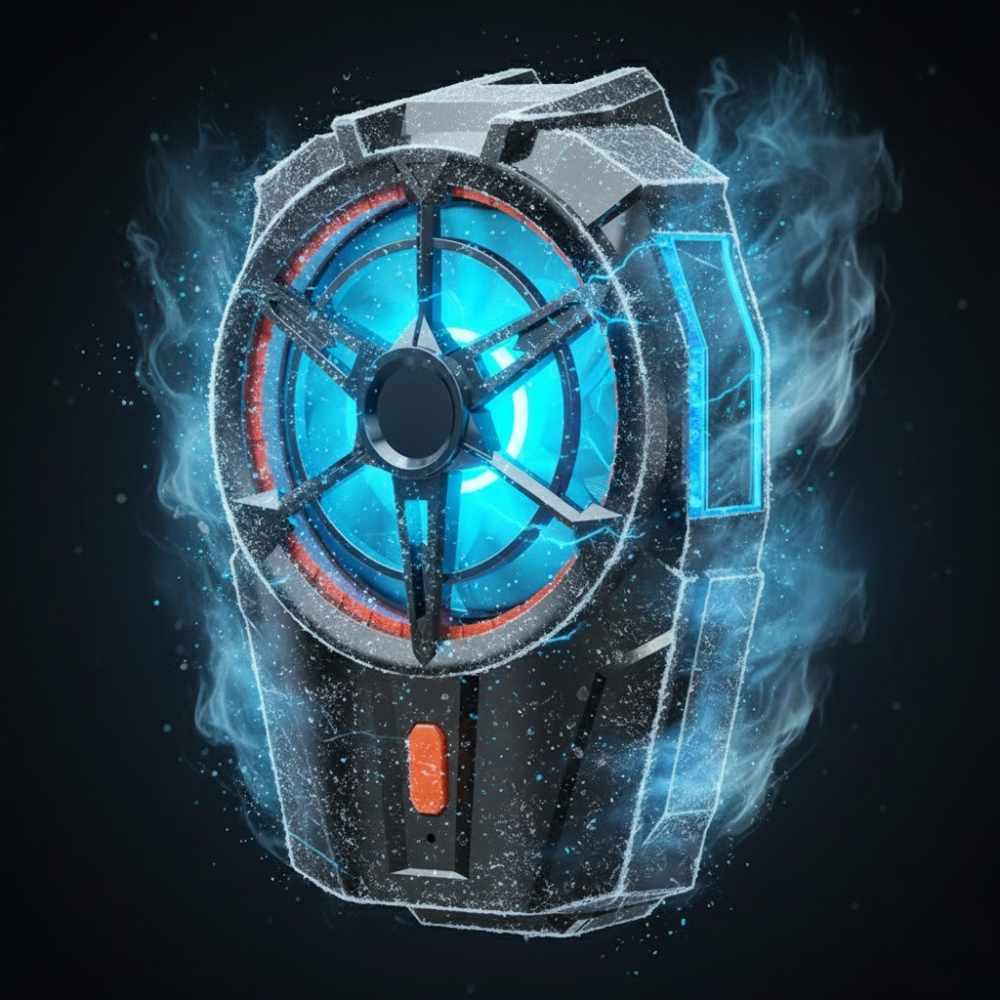 Ventilateur de refroidissement pour batterie de telephone – Refroidisseur rechargeable silencieux thumbnail 5