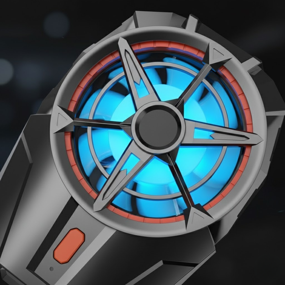 Ventilateur de refroidissement pour batterie de telephone – Refroidisseur rechargeable silencieux thumbnail 7