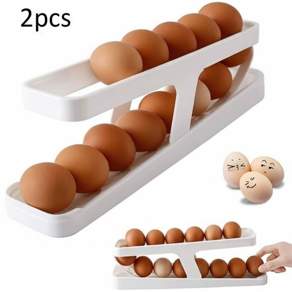 Lot de 2 – Mécanisme de Roulement Automatique – Blanc