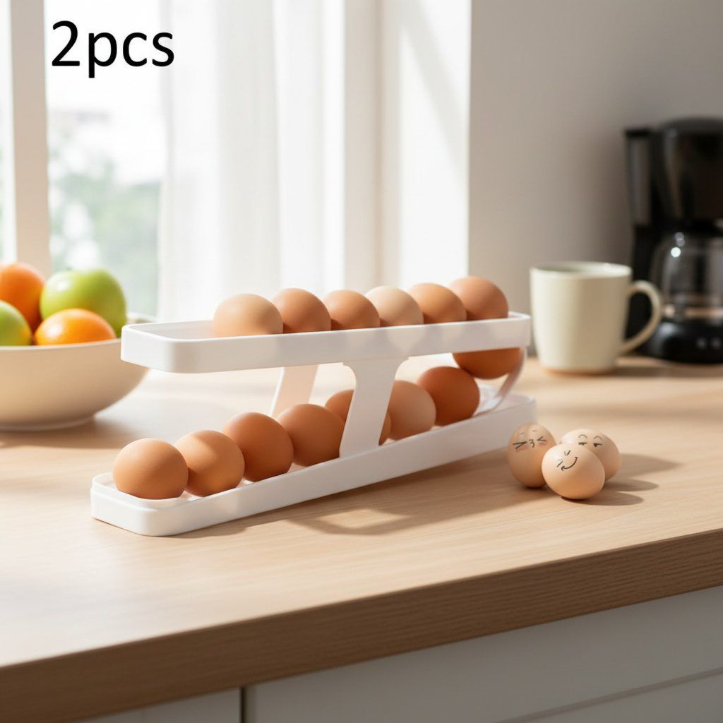 Lot de 2 – Mécanisme de Roulement Automatique – Blanc thumbnail 4