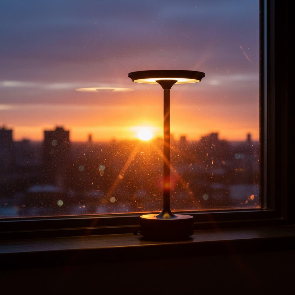 Lampe De Table Portable Sans Fil – Intensité Variable, Rechargeable Et Étanche thumbnail 3