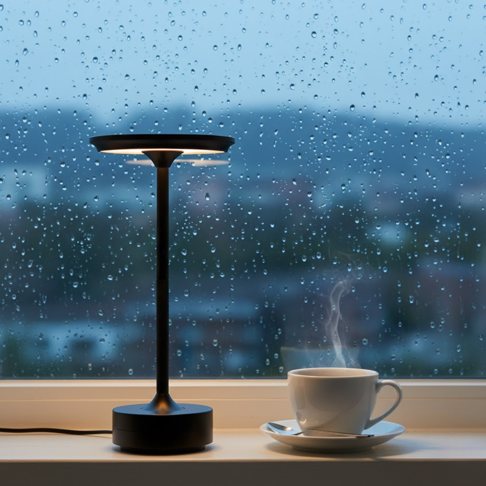 Lampe De Table Portable Sans Fil – Intensité Variable, Rechargeable Et Étanche thumbnail 7