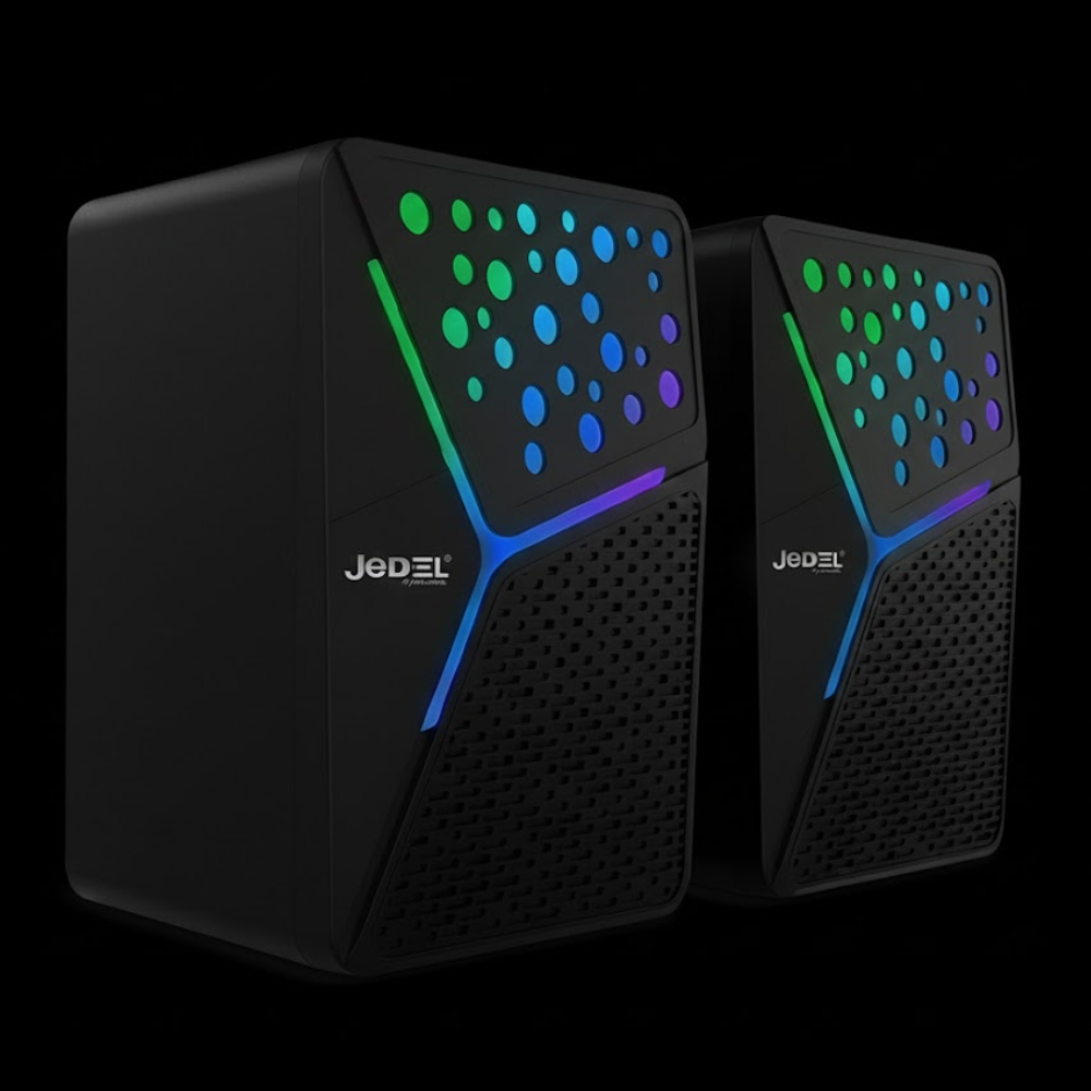 Haut-parleurs Gaming S-554 RGB – Son Puissant & Design Moderne