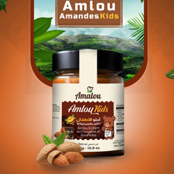Amlou Kids au chocolat et amandes – 100 % naturel