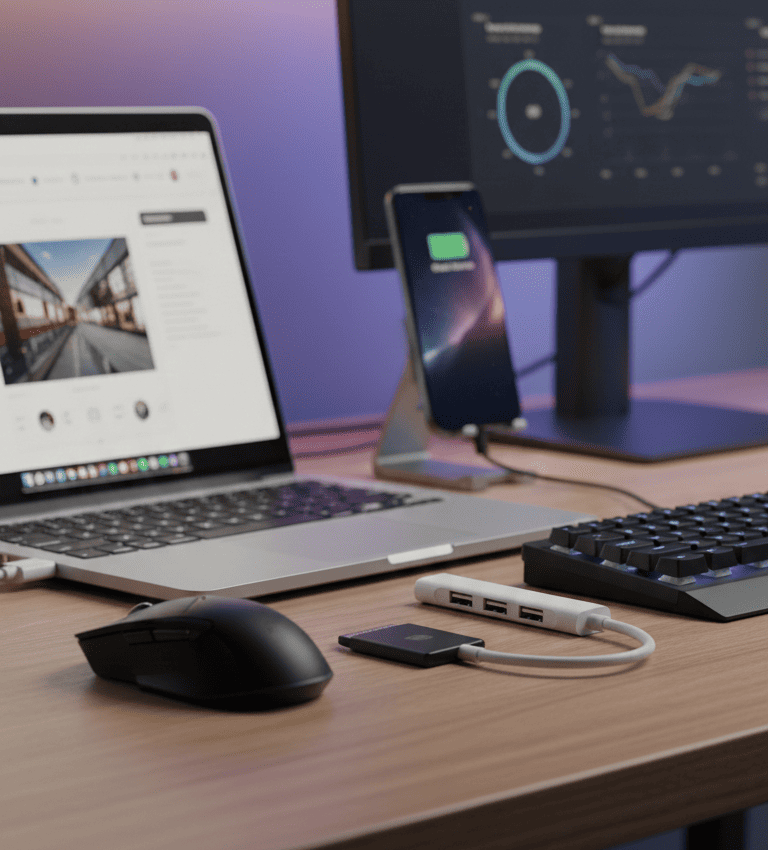 Hub USB 3.0 – 4 Ports Haute Vitesse