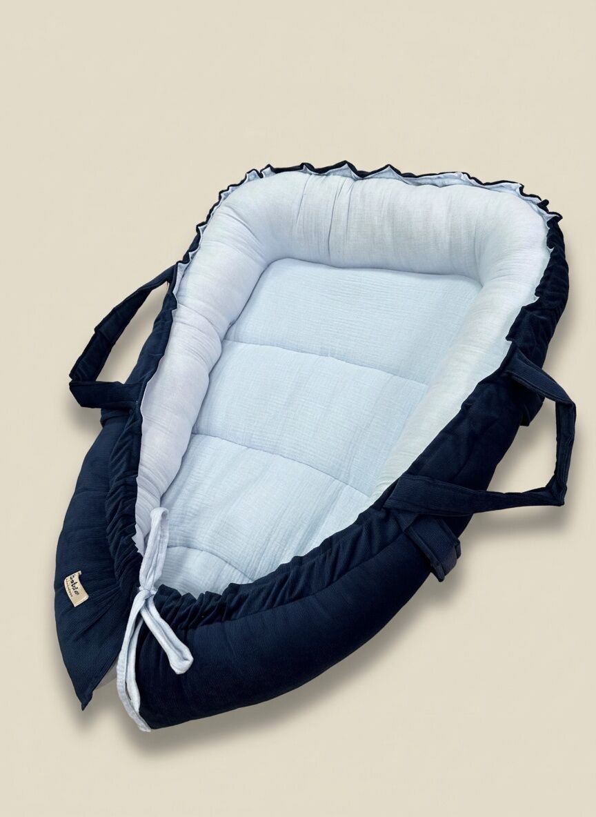 Couffin en velours côtelé 