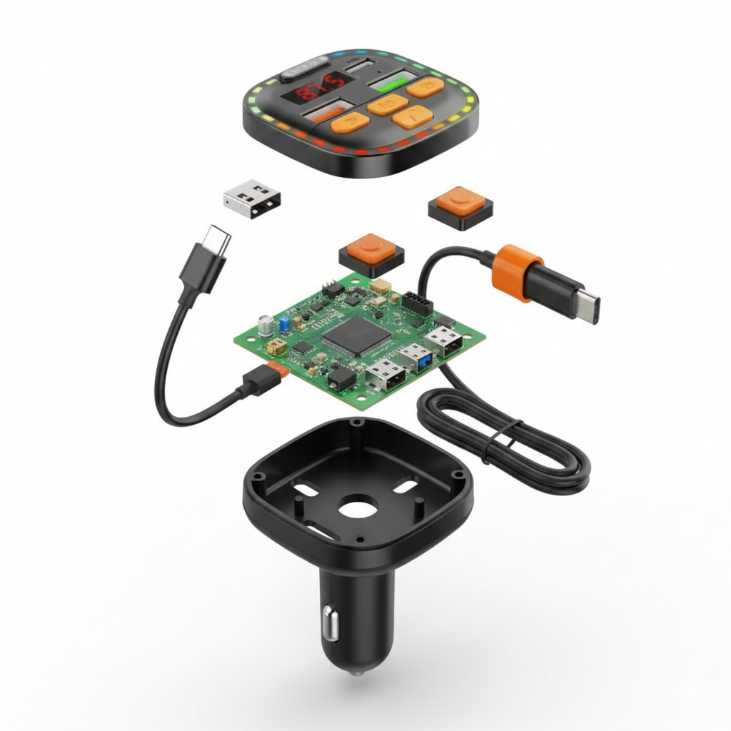 Transmetteur FM Bluetooth Voiture  thumbnail 5