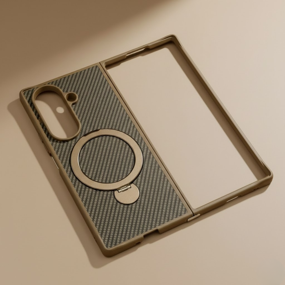 Coque Carbone Magsafe – Marron Pour Z Fold 6 thumbnail 7