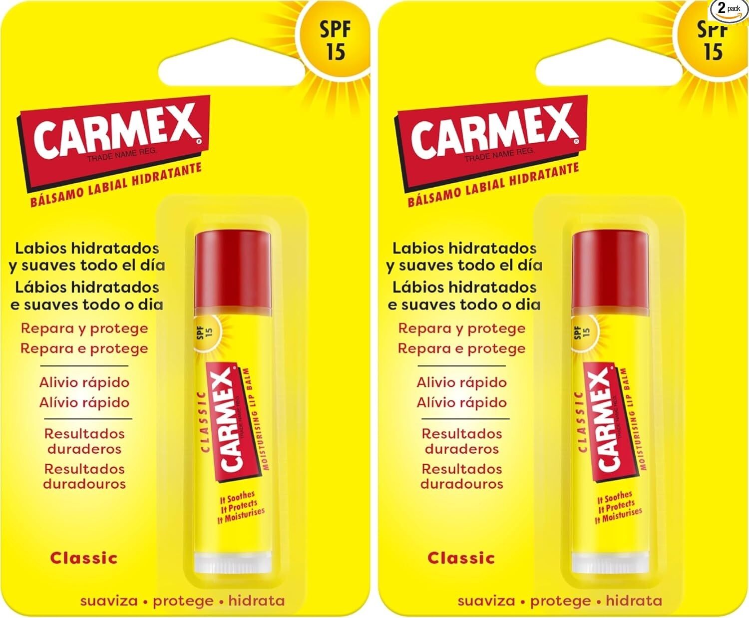 Baume À Lèvres Hydratant Classique (lot De 2)