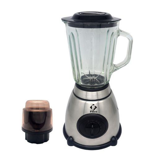 Mixeur 1000 W Blender 5 Vitesses 1,5 Litres + Moulin À Épice En Verre