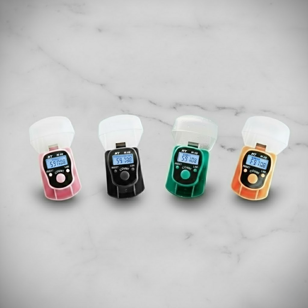 Compteur Digital Tasbih Avec Lumière – Couleur Aléatoire thumbnail 1