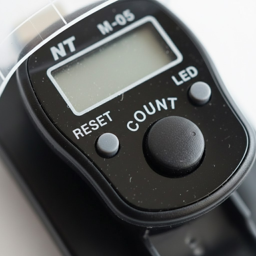 Compteur Digital Tasbih Avec Lumière – Couleur Aléatoire thumbnail 2