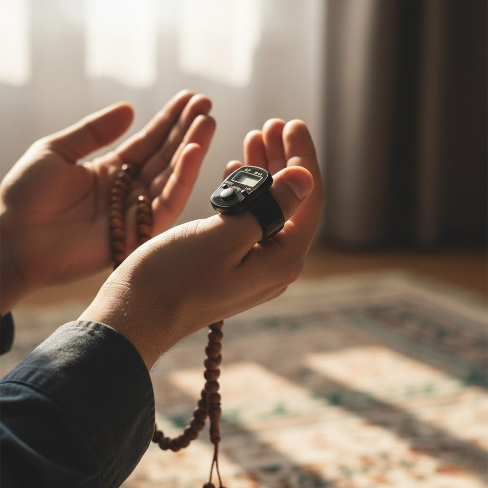 Compteur Digital Tasbih Avec Lumière – Couleur Aléatoire thumbnail 3