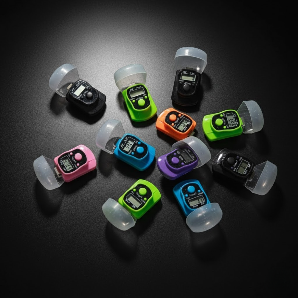 Compteur Digital Tasbih Avec Lumière – Couleur Aléatoire thumbnail 4