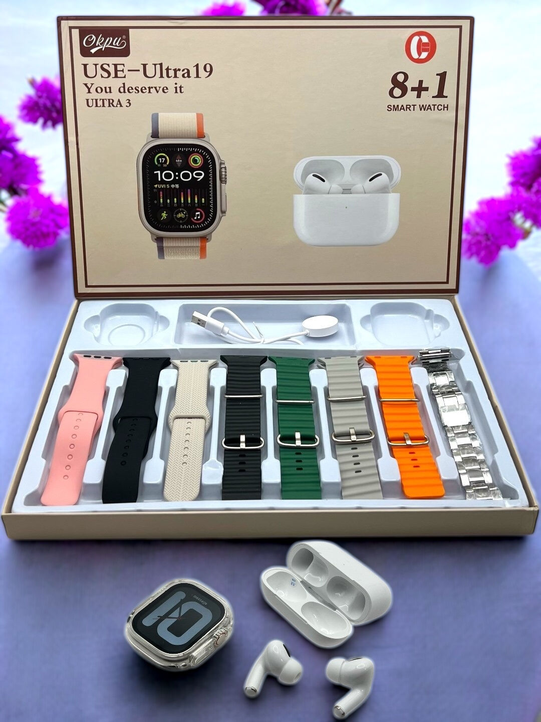 Montre Smart Watch connectée USE – Ultra 19 8+1