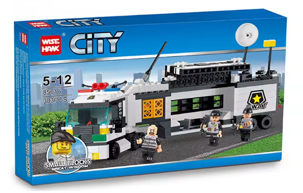 Ensemble De Blocs De Construction Wise Hawk City Police