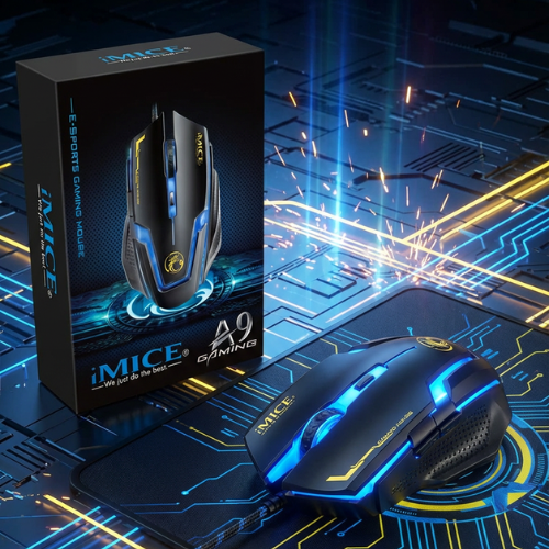 A9 Souris Filaire Gaming Usb De Jeu Ordinateur thumbnail 4