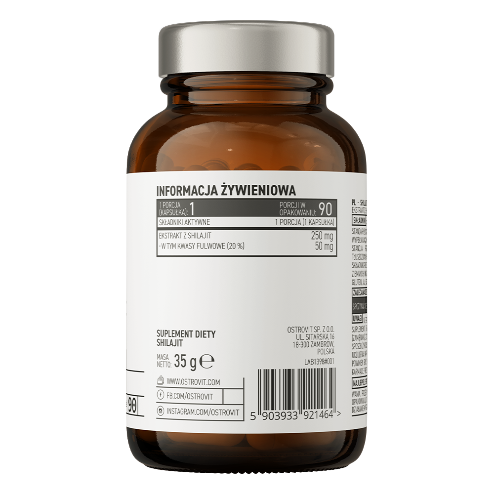 Shilajit 250 Mg 90 Capsules | 20 % Acides Fulviques | Énergie | Bien-être thumbnail 3