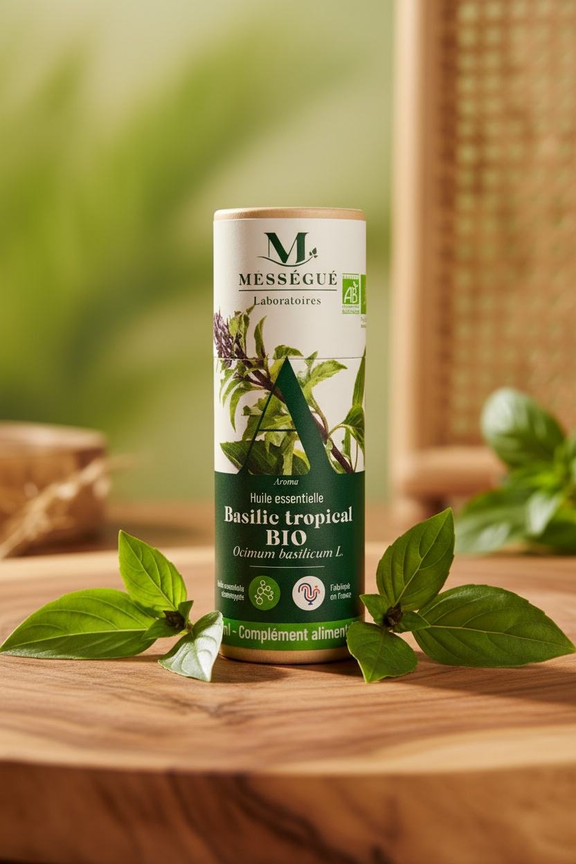 Huile Essentielle Basilic Tropical Bio