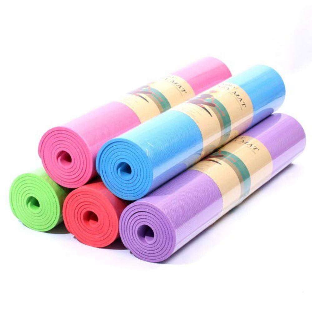 Tapis Fitness Pro Marron | Yoga, Gym Et Pilates | Confort Et Stabilité Pour Exercices À Domicile Ou En Salle thumbnail 3