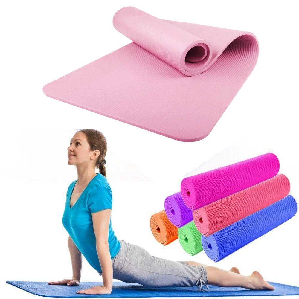 Tapis Fitness Pro Rose | Yoga, Gym Et Pilates | Confort Et Stabilité Pour Exercices À Domicile Ou En Salle