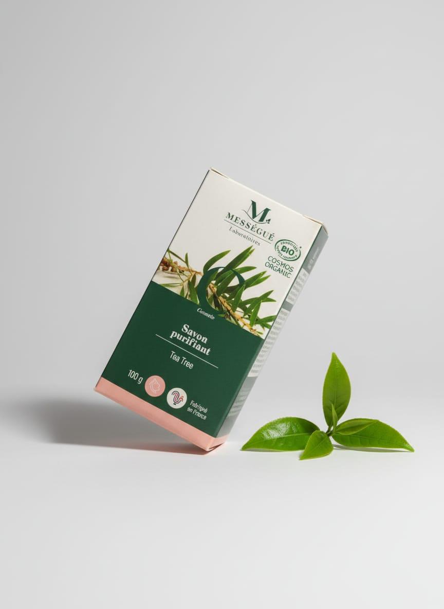 Savon Purifiant Certifié Bio Au Tea Tree