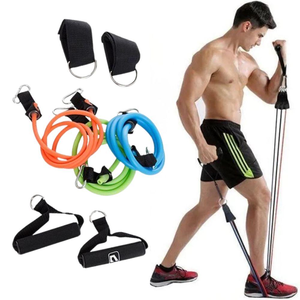 Kit De Bandes Élastiques Tone Tube | Entraînement Complet Bras, Jambes Et Fessiers