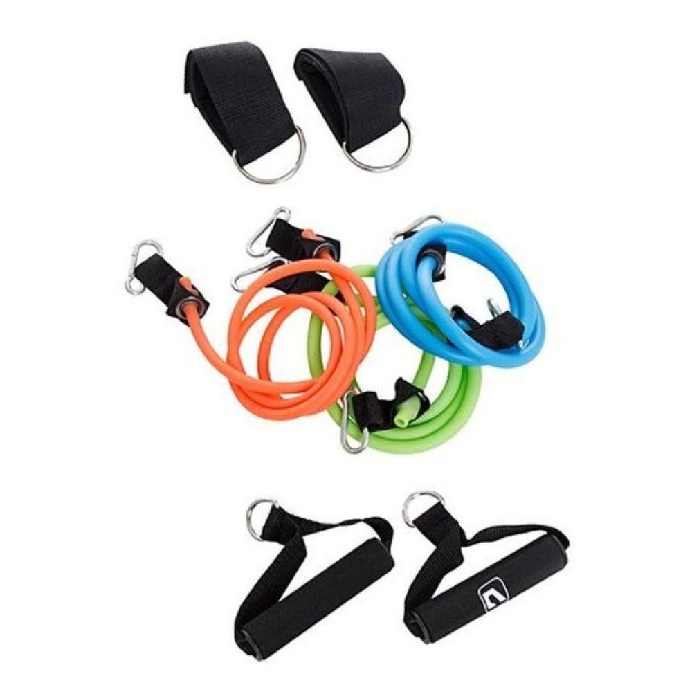 Live Up Kit De Bandes Élastiques Tone Tube | Entraînement Complet Bras, Jambes Et Fessiers thumbnail 4