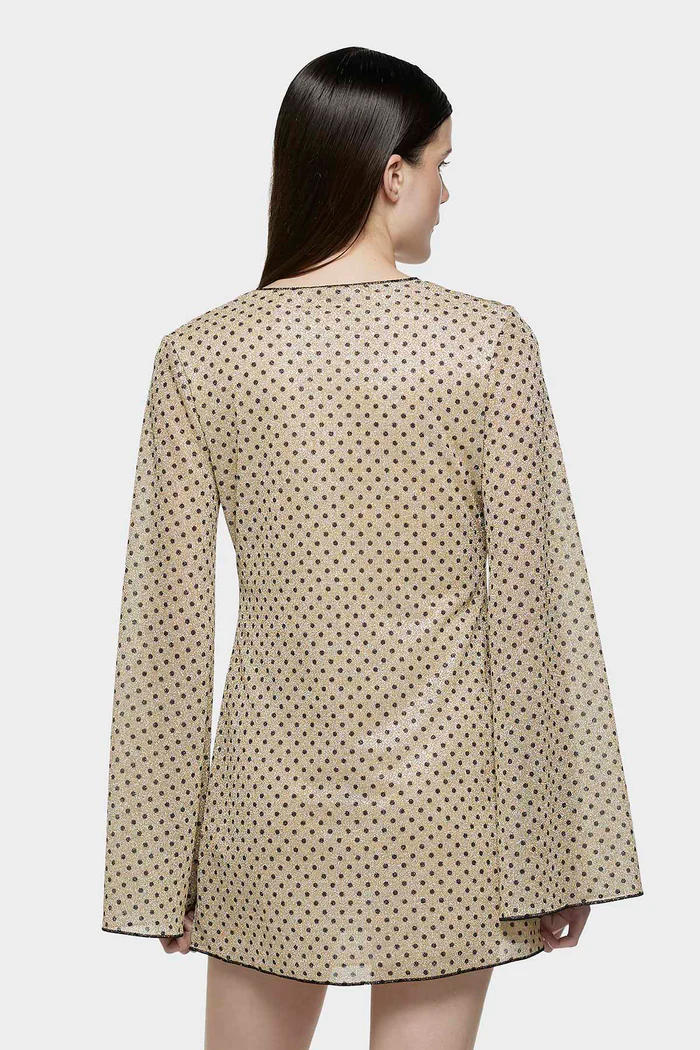 Lumière Rose Pois Kaftan thumbnail 3