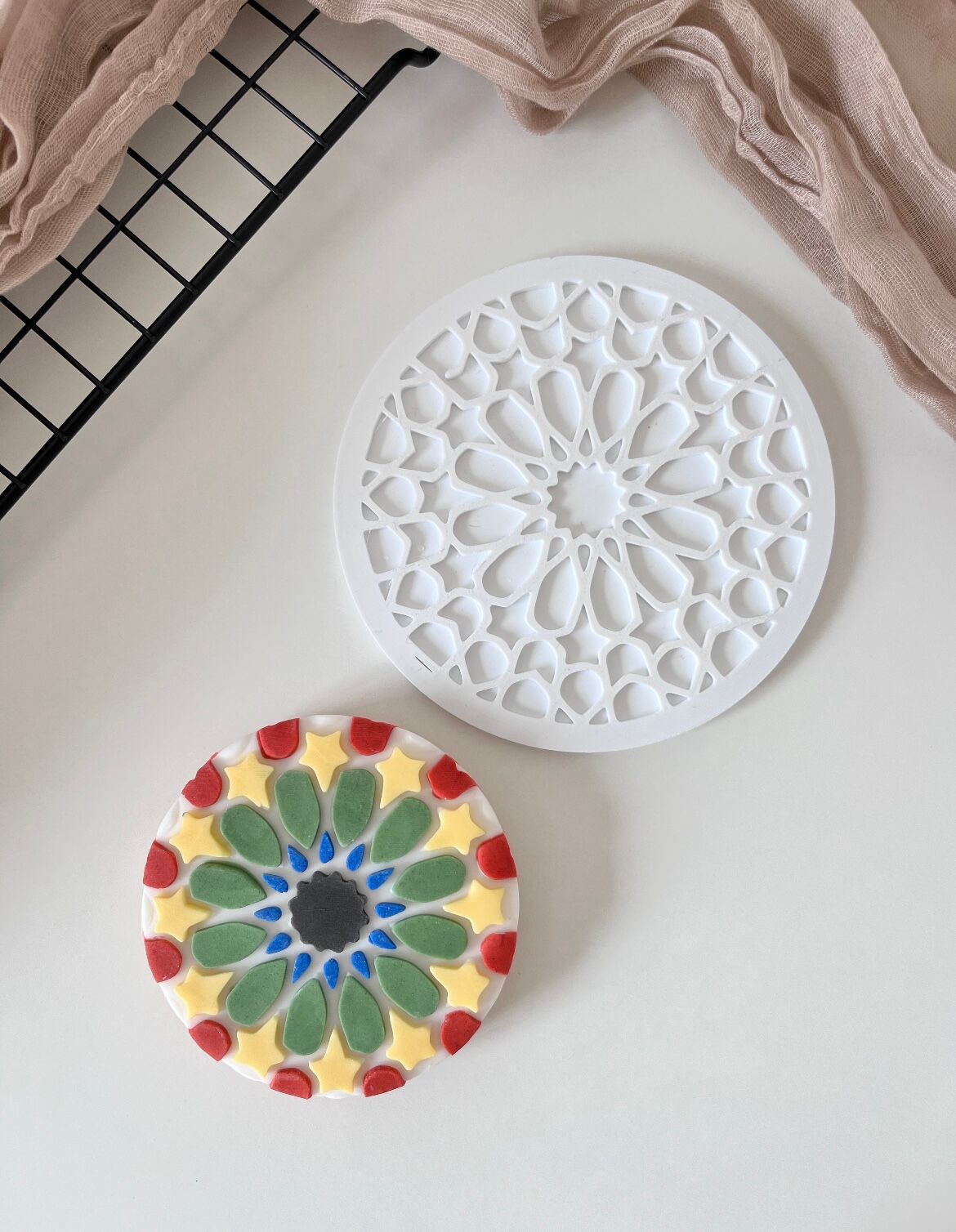 Tampon Pour Biscuit Motif Zellig