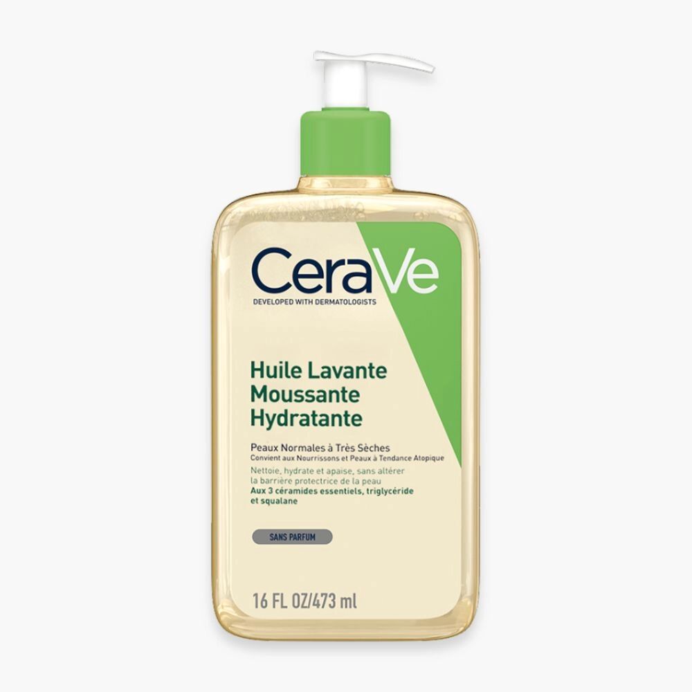 Huile Lavante Moussante Hydratante Peau Normale À Très Sèche