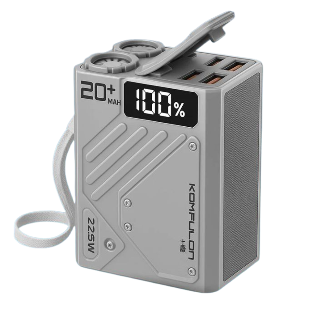 Power Bank A51q 20000mah 22.5w Avec Lampe Led + Sos