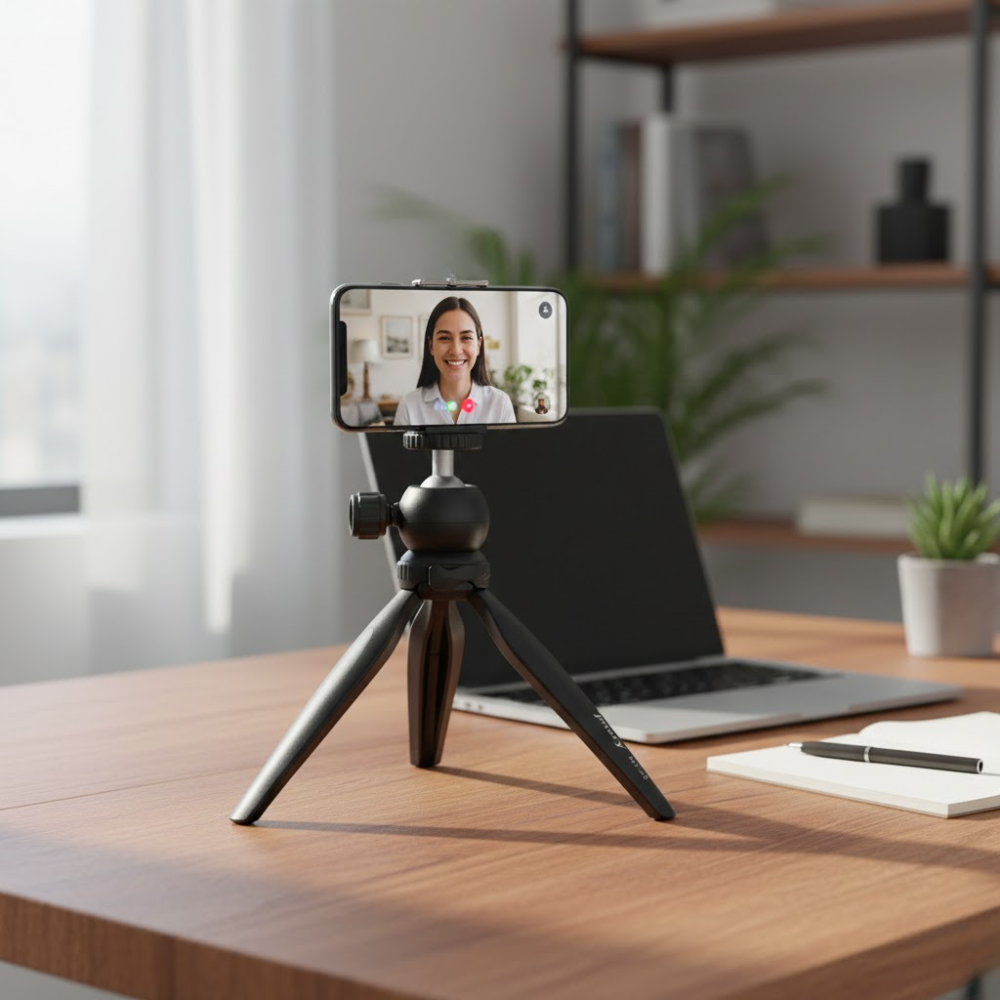 Mini Trépied De Table Portable Avec Tête Panoramique 360 thumbnail 6