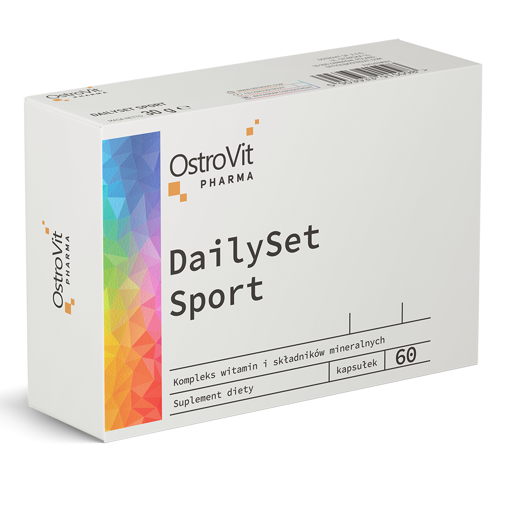 Dailyset Sport 60 Capsules | Multivitamines & Minéraux Pour Sportifs, Énergie & Immunité