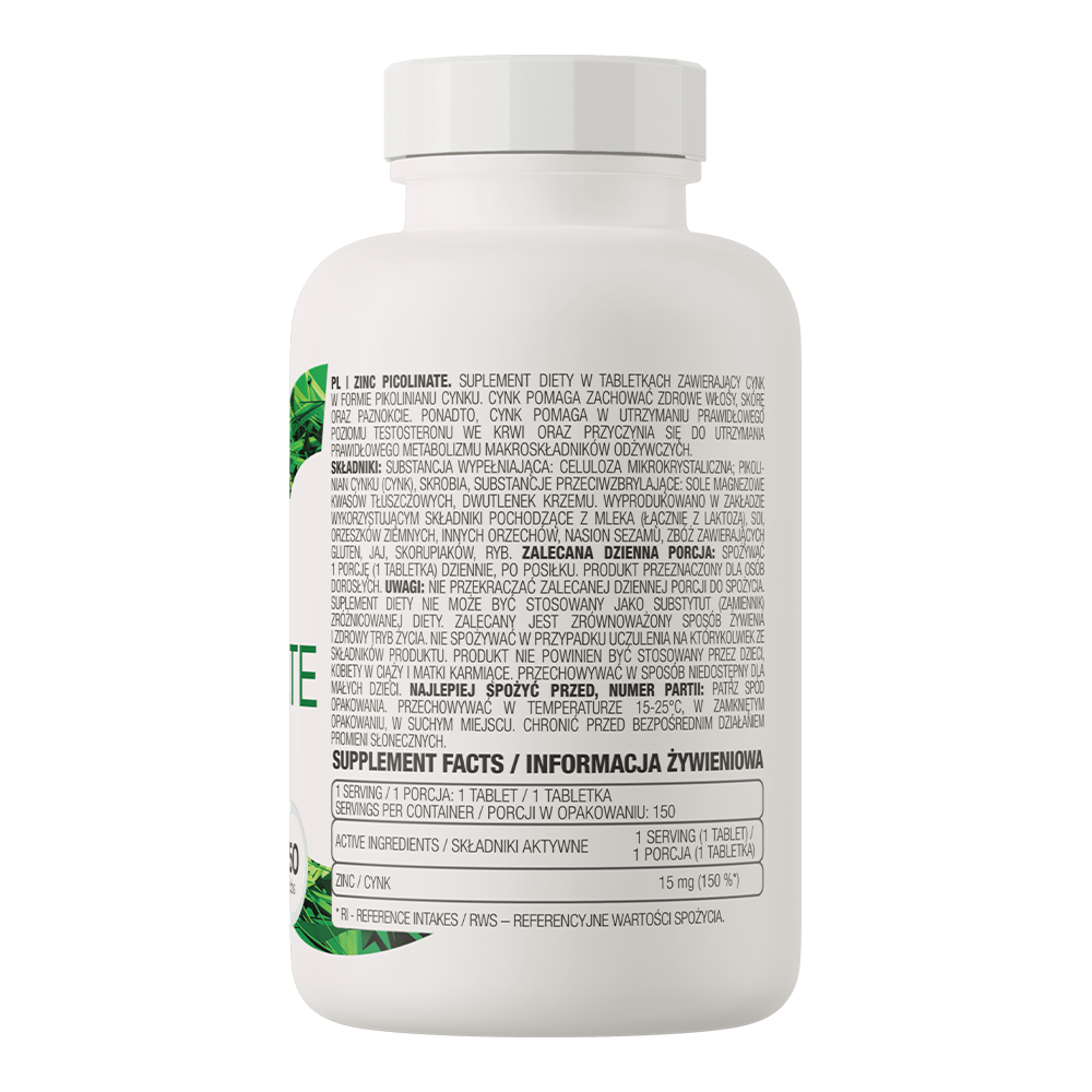 Pack Zinc Picolinate 150 Tablets X 2 | Zinc Hautement Assimilable Pour Immunité, Peau, Cheveux Et Ongles thumbnail 4