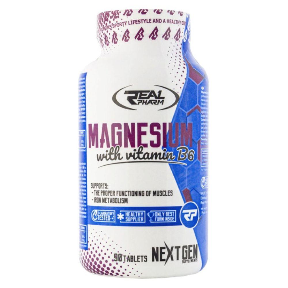 Magnesium + B6 90 Tabs | Magnésium Hautement Assimilable Avec Vitamine B6