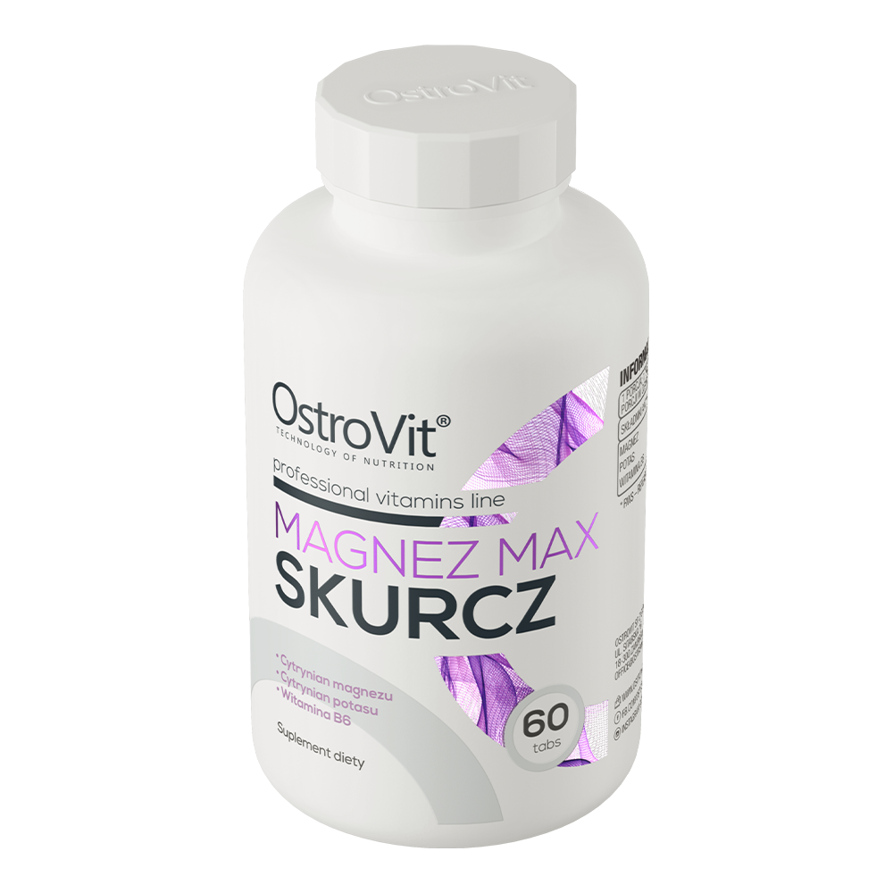 Magnesium Max Skurcz 60 Tabs | Magnésium, Potassium & Vitamine B6