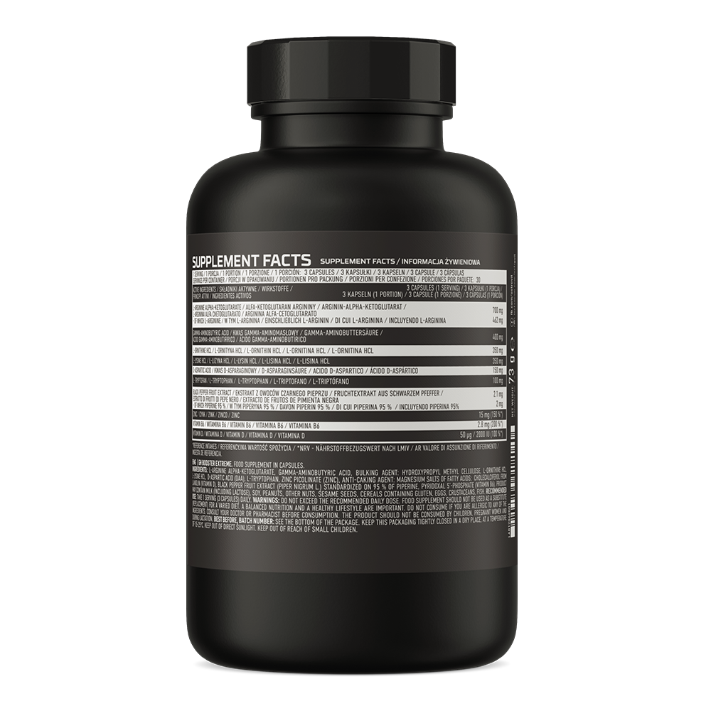 Gh Booster Extreme 90 Caps | L-arginine Aakg, Gaba & Zinc Picolinate | Hormone De Croissance thumbnail 3