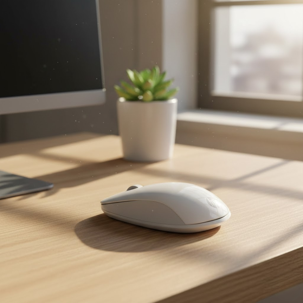 Souris Bluetooth Z5000 Blanche – Design Élégant Et Connexion Sans Fil thumbnail 4
