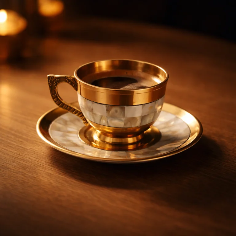 The Slow Coffee Set ( 4 Tasses + 4 Sous-tasses )