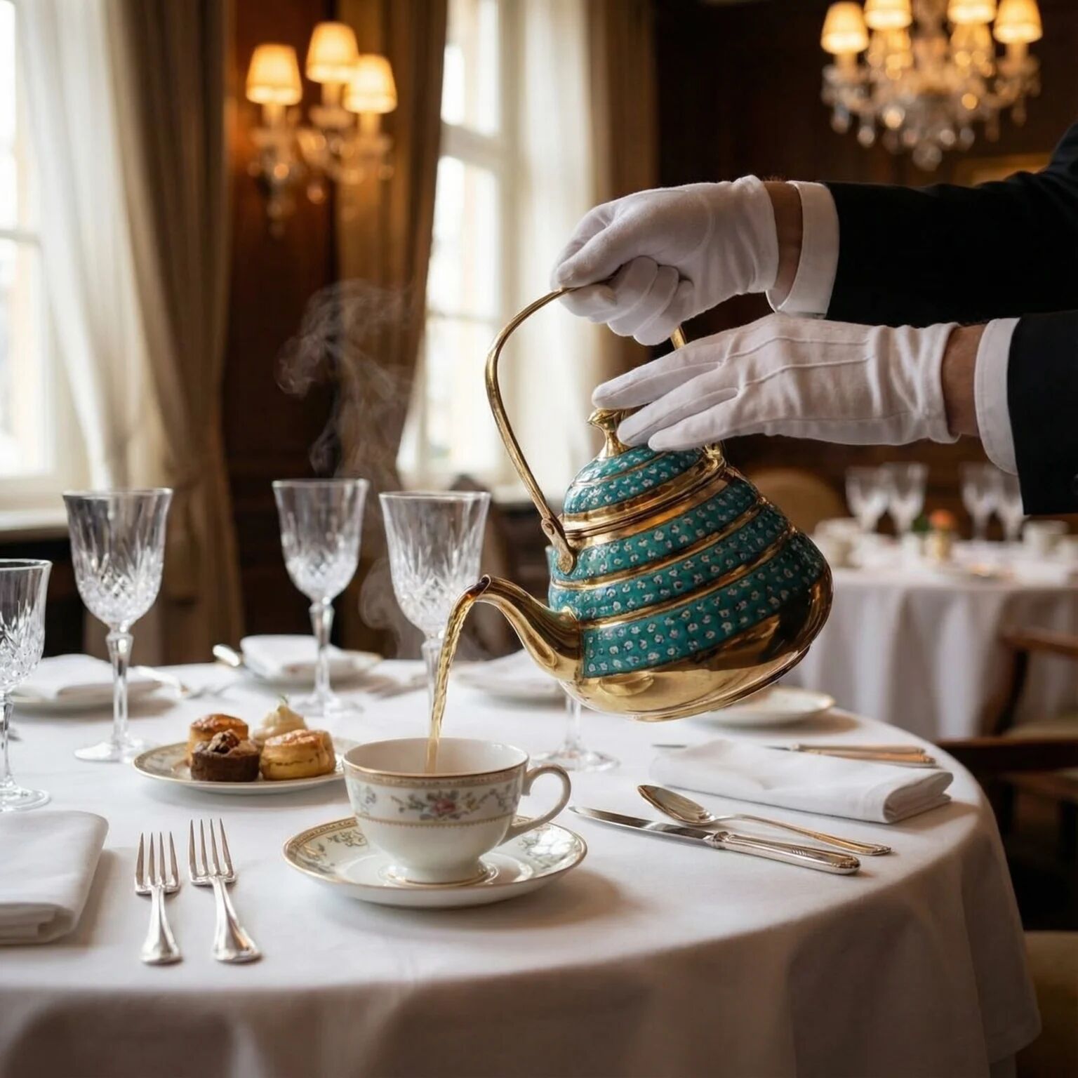 The Tuغquoise Coffee / Teapot ( Set Of 3 )