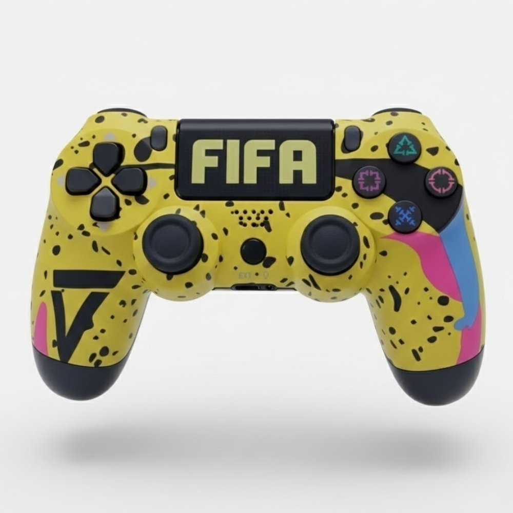 Manette Ps4 Fifa Jaune Haute Qualité