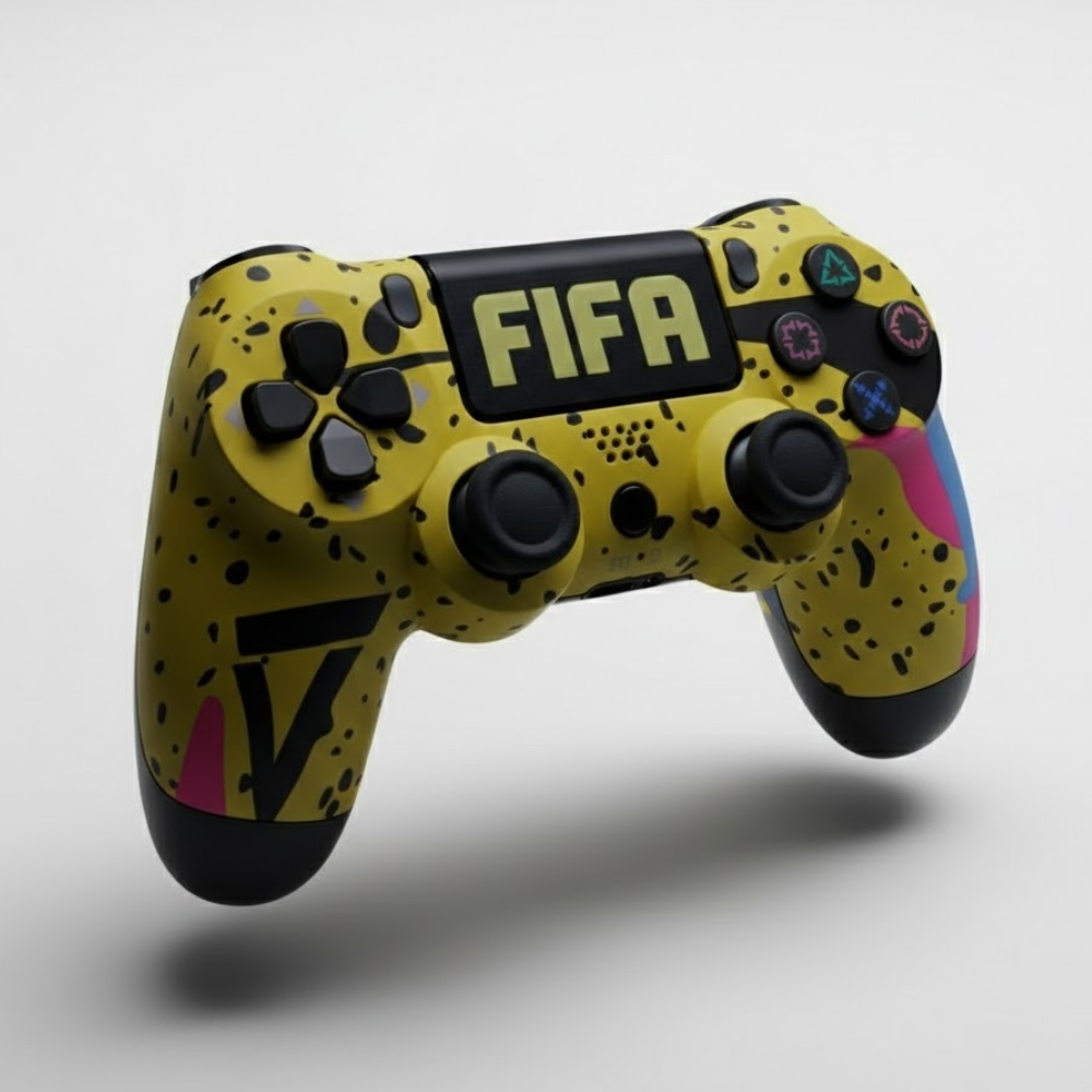 Manette Ps4 Fifa Jaune Haute Qualité