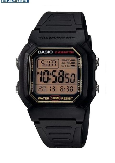 Montre Digital Precision Confort Sangle Plastique W-800hg-9avdf-noir