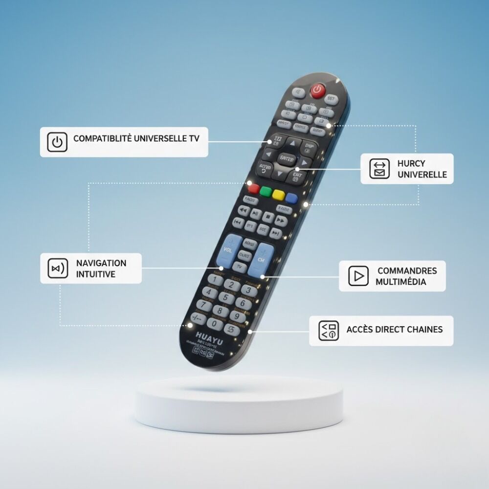 Télécommande Universelle Intelligente – Contrôle Simple Et Rapide