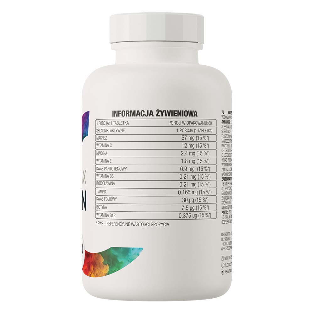 Magnesium Max + Vitamins - 60 Tablettes | Énergie & Anti-fatigue thumbnail 3