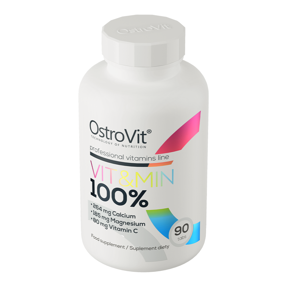 100% Vit&min – 90 Tablettes | Multivitamines & Minéraux Pour Énergie, Immunité & Bien-être