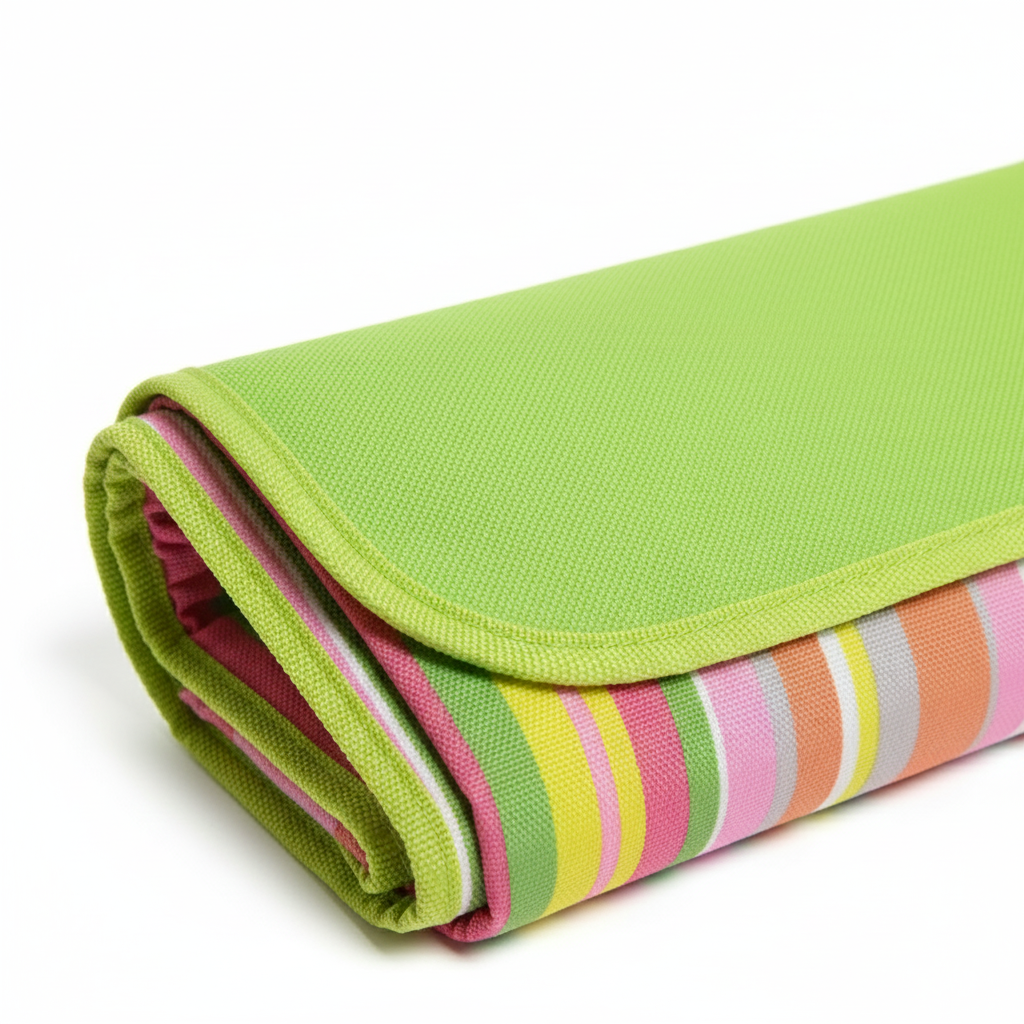 Tapis De Plage Et De Pique-nique Imperméable, Pliable Et Portable – 145 × 99,5 Cm – Multicolore thumbnail 3