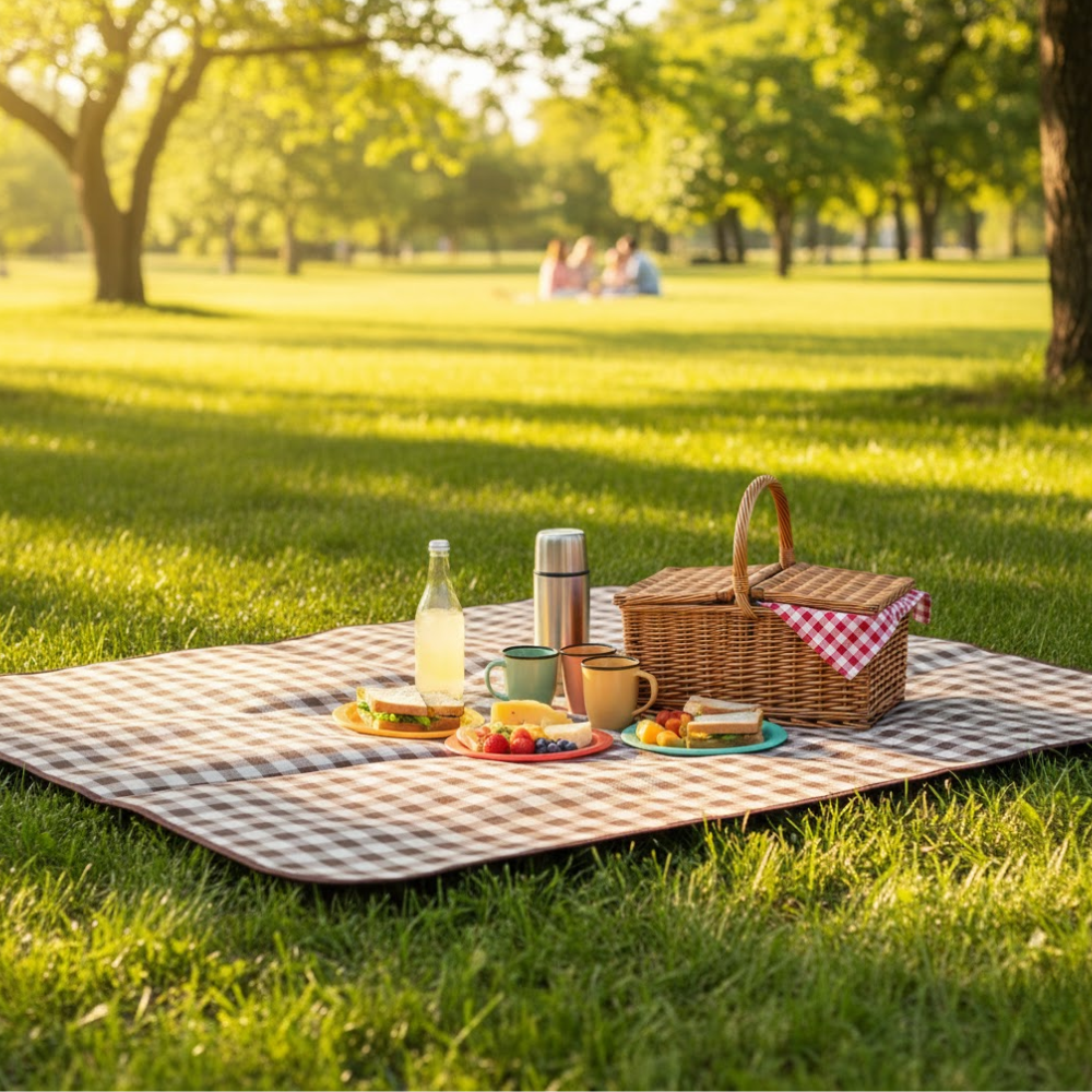 Tapis De Plage Et De Pique-nique Imperméable, Pliable Et Portable thumbnail 6