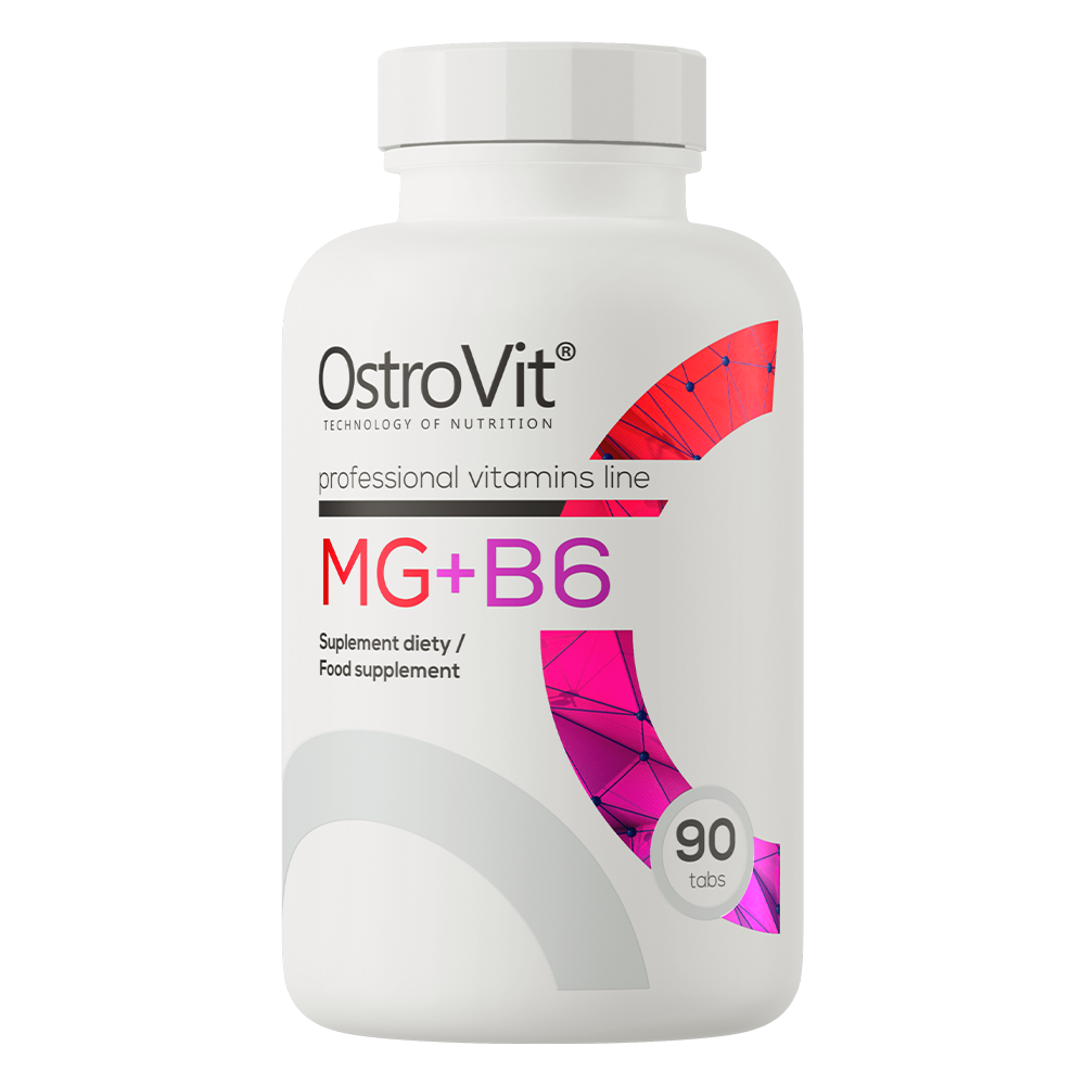 Mg + B6 – 90 Tablettes | Magnesium Citrate & Vitamine B6 Pour Énergie, Muscles & Bien-être